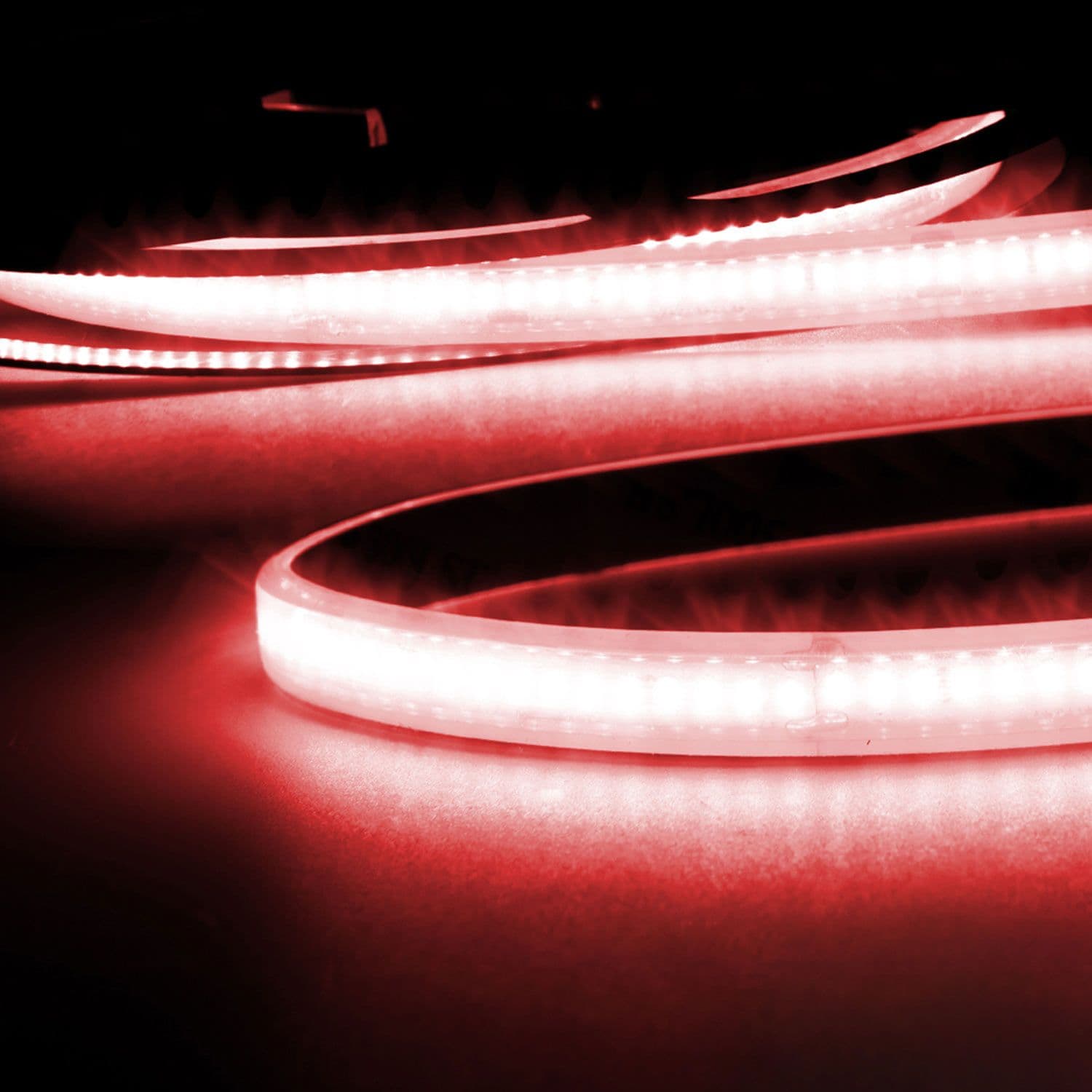 LED AQUA CRI9R Linear 48V Flexband, 8W, IP68, rot, 30m Rolle, 240 LED/m