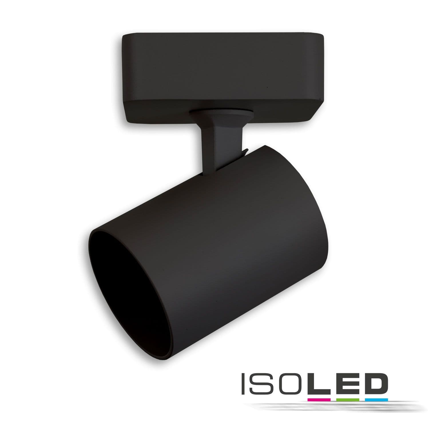 Wand-/Deckenleuchte GU10 Single, IP20, schwarz, exkl. Leuchtmittel