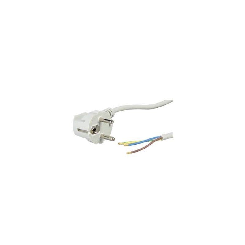 DOTLUX Netzkabel inkl. Schutzkontaktstecker 1,8m grau