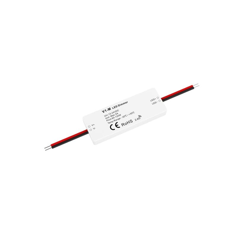 DOTLUX LED Funk-Mini Empfänger/Dimmer Fusion Technologie 1x 5A 12-24V DC für einfarbige LED-Streifen