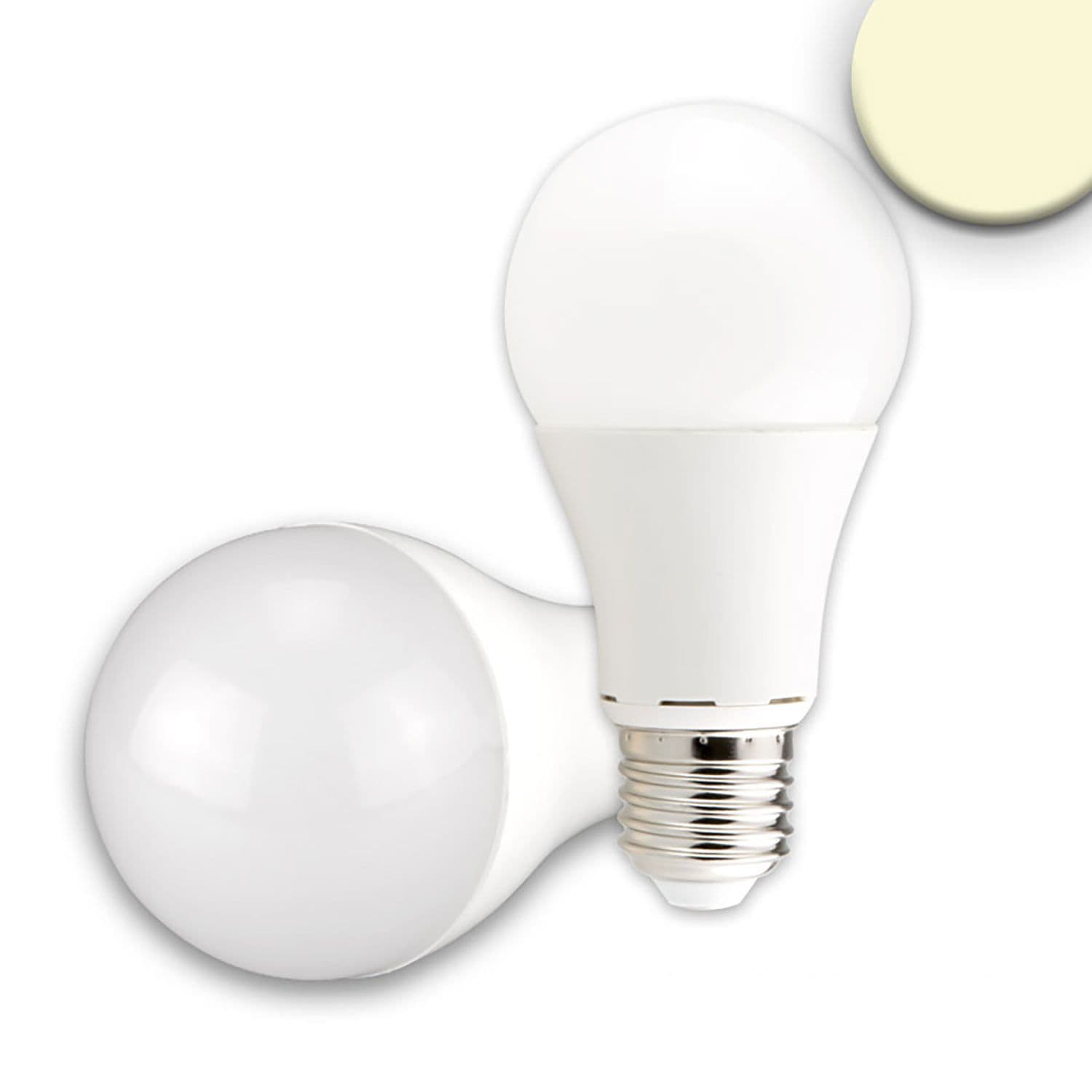 E27 LED Birne 15W A60, 240°, milky, warmweiß