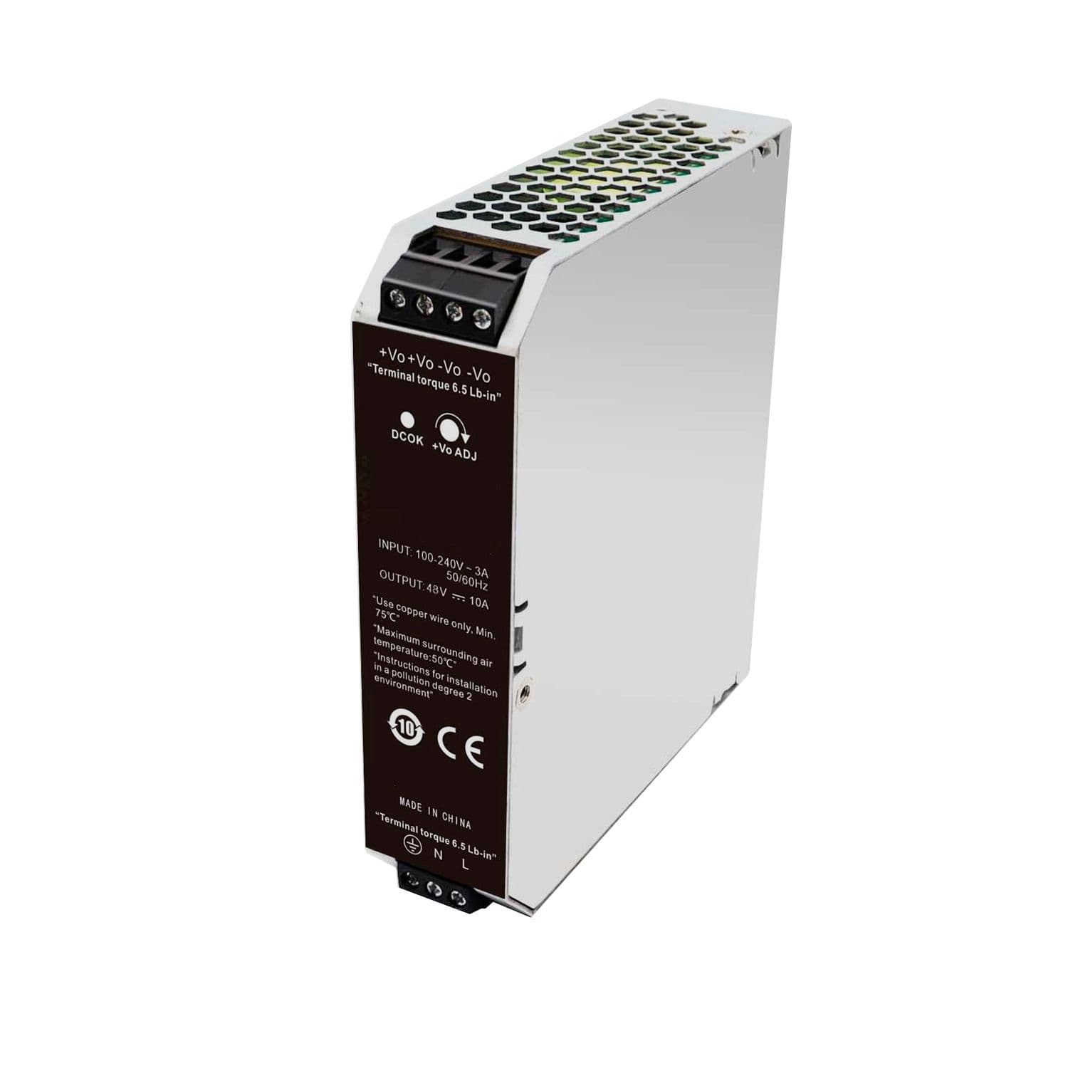 LED Hutschienen-Trafo 48V, 48~55V/DC, 0-240W