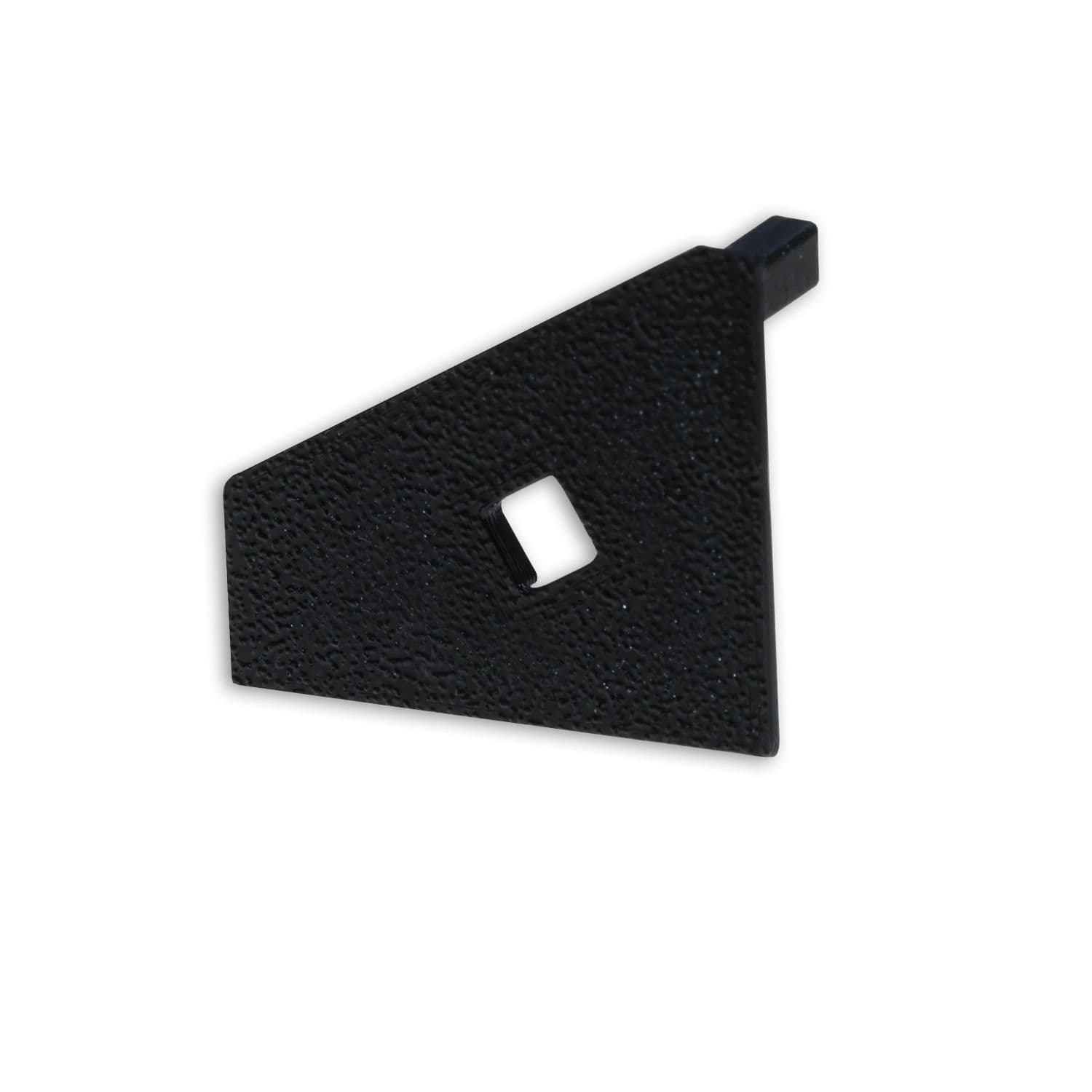 Endkappe EC111R schwarz für Profil CORNER18 mit Kabeldurchführung, rechts 1 STK