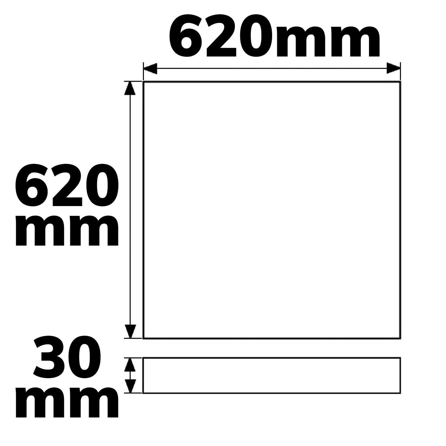 LED Panel Backlight Line 625 UGR<19 8H/8H, CRI 90, 36W, 6500K, kaltweiß