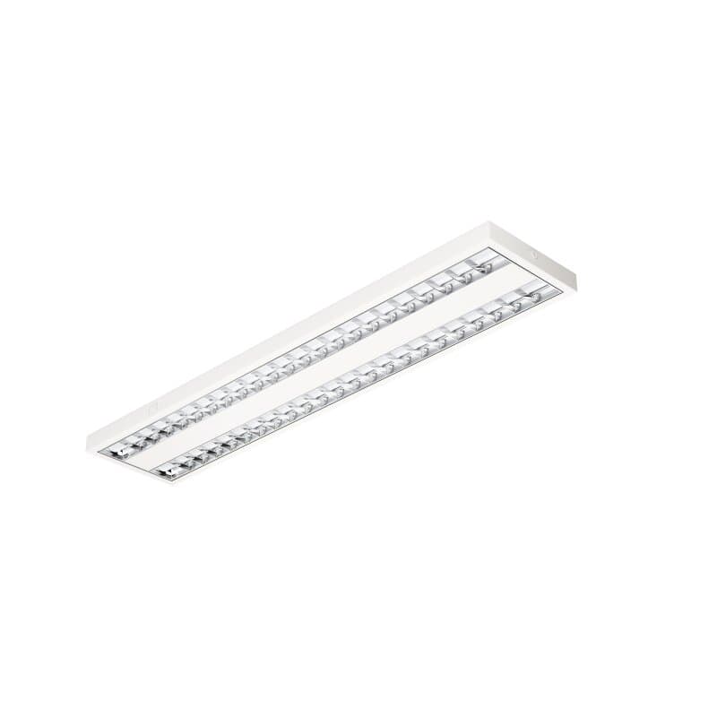 DOTLUX LED-Aufbauleuchte GRIDlong max. 48W 1495x295mm POWERselect 4000K UGR<16