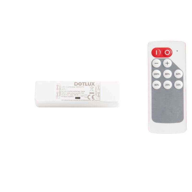 DOTLUX LED-Controller REMOTE max.384W für LED-Streifen einfarbig 1 Kanal1x16 A (12-24 V)