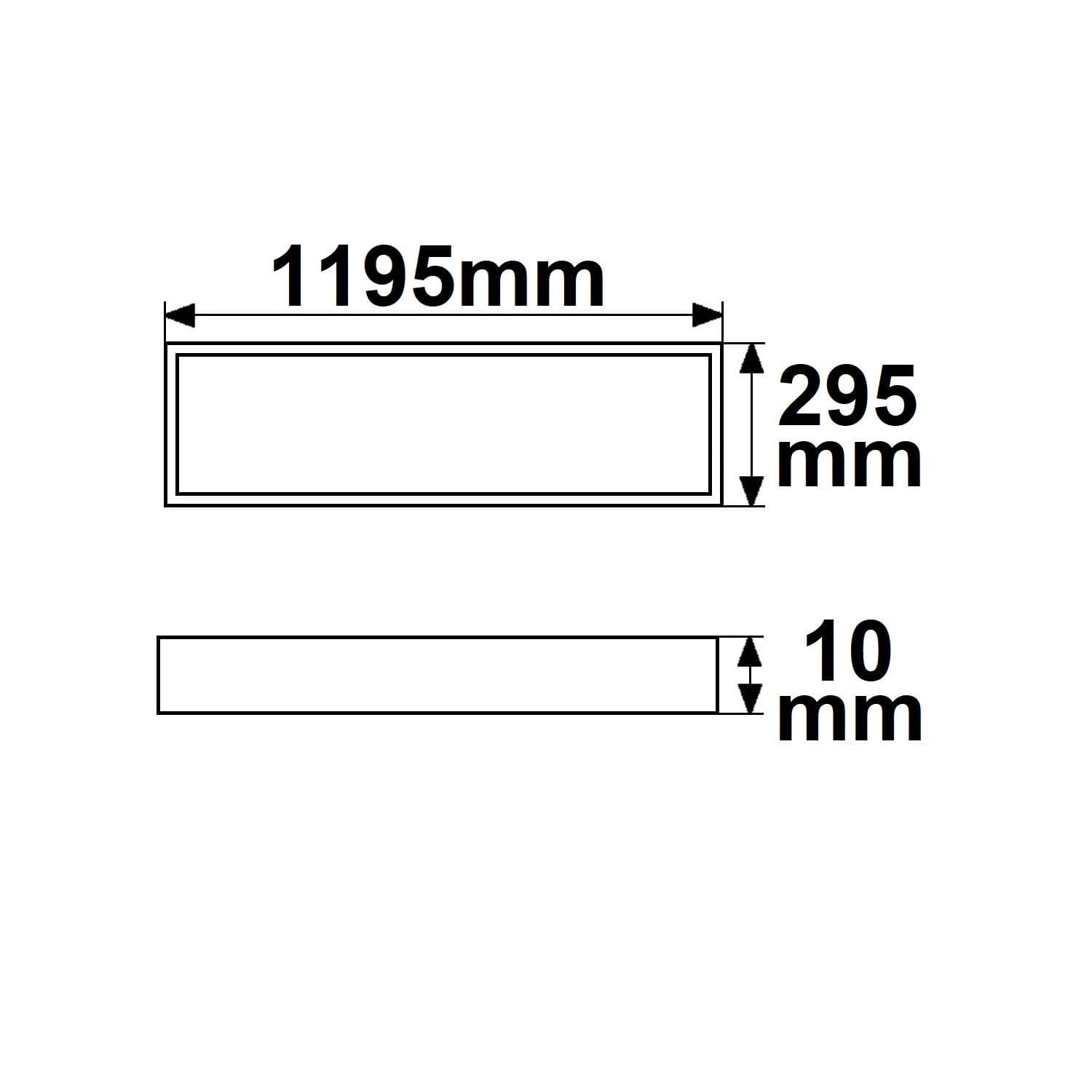 LED Panel Professional Line 1200 UGR<19 4H/8H, 26W, Rahmen weiß RAL 9016, neutralweiß