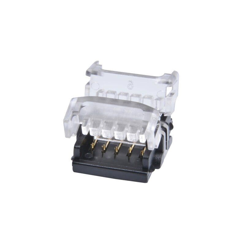 DOTLUX Klemmverbinder Streifen zu Streifen 5-polig für LED-Streifen 12mm RGBW IP20 Set 5 Stück