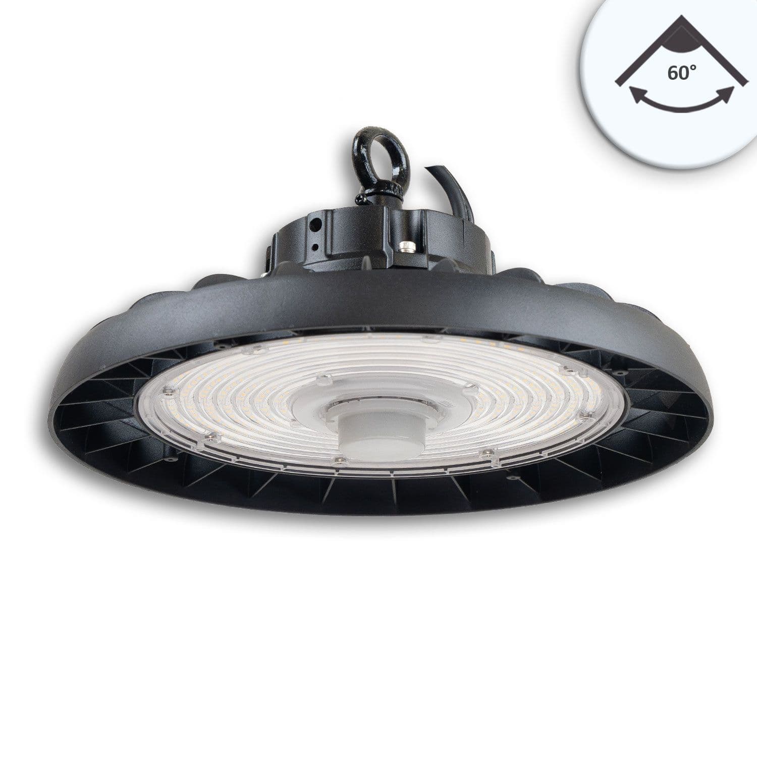LED Hallenleuchte FL2 200W, 60°, IK10, IP65, DALI dimmbar, kaltweiß