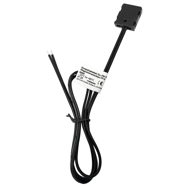 DOTLUX Einspeisekabel 75cm für RETAILO Magnetstromschiene 25mtr.