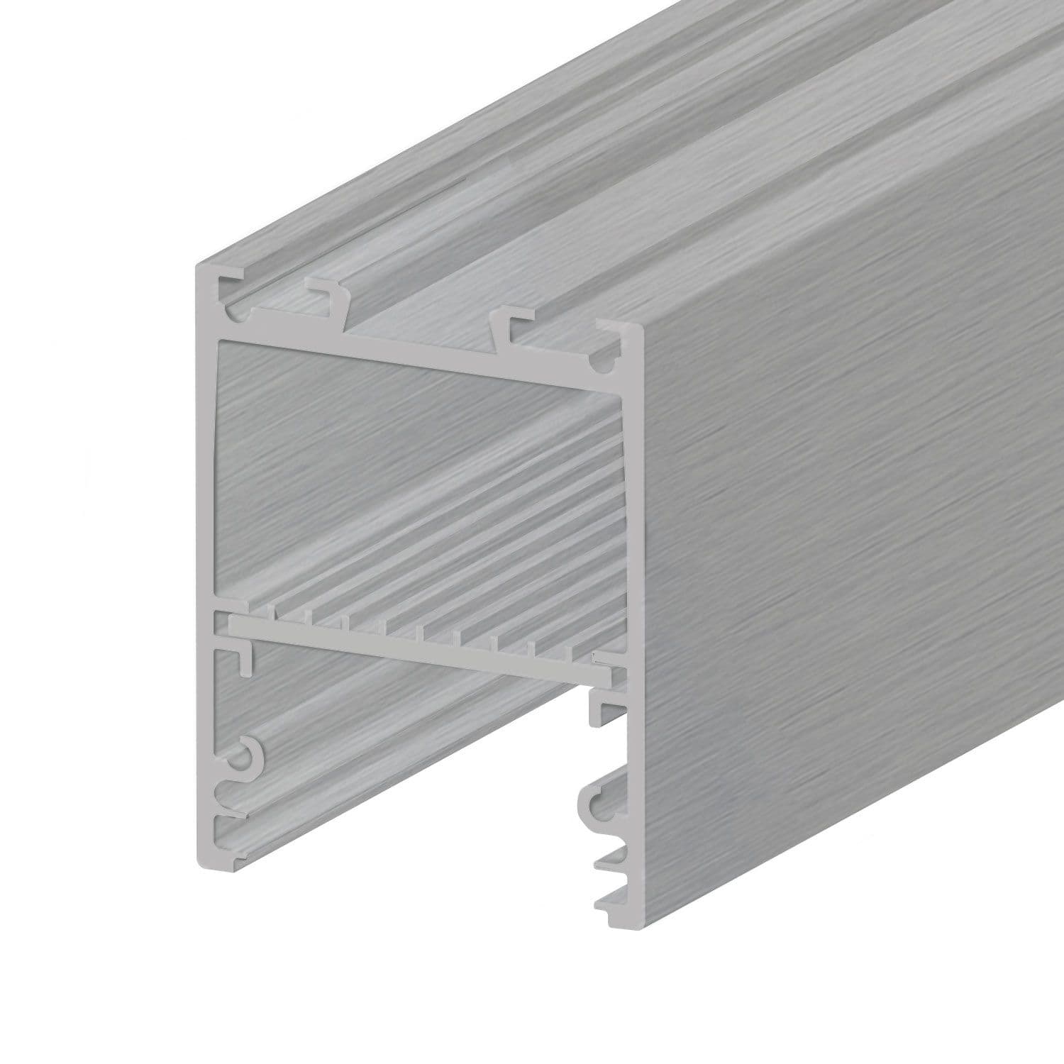 LED Leuchtenprofil LAMP30 V2 Aluminium silber pulverbeschichtet, 300cm