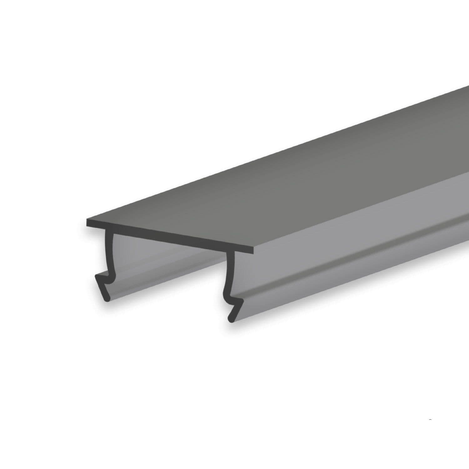 Abdeckung COVER44 schwarz/matt 200cm für Profil SURF10