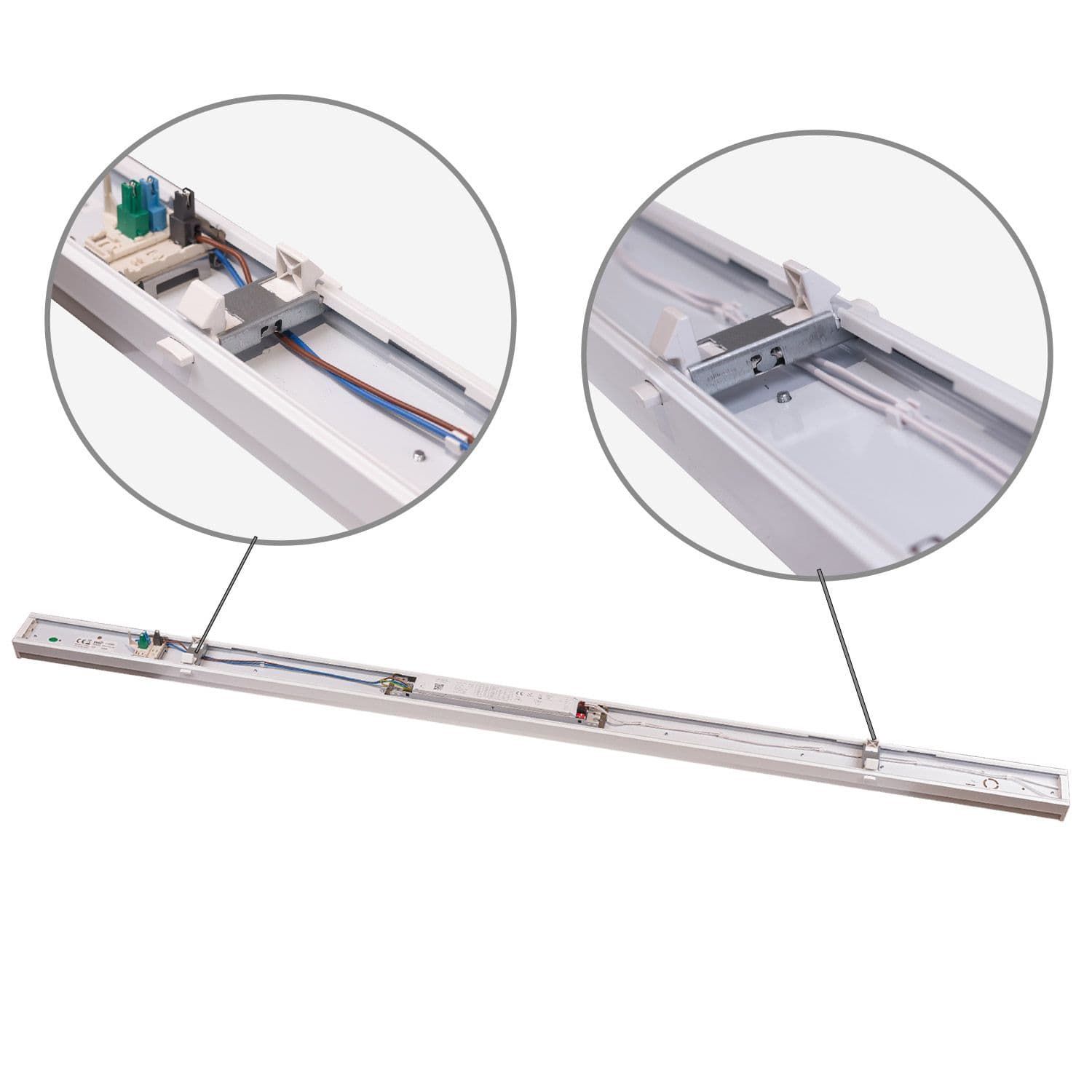 FastFix LED Linearsystem S Modul 1,5m 28-73W, 5000K, 180lm/W, 120°