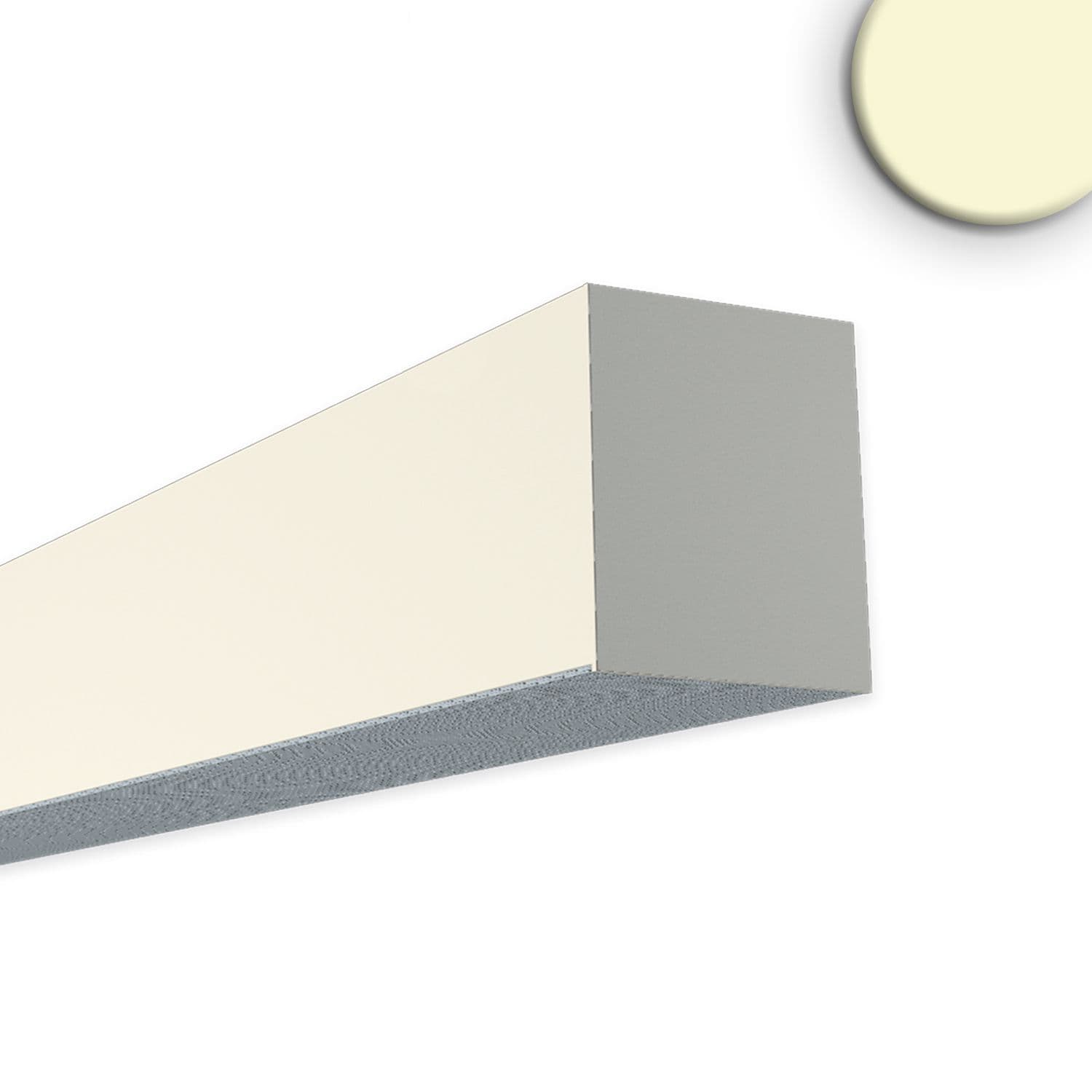 PROLAMP 40Dhm Aufbau Rechteck 124W weiß, 2000x2000mm, opal+, TRIAC dimmbar, 3000K, 6-teilig