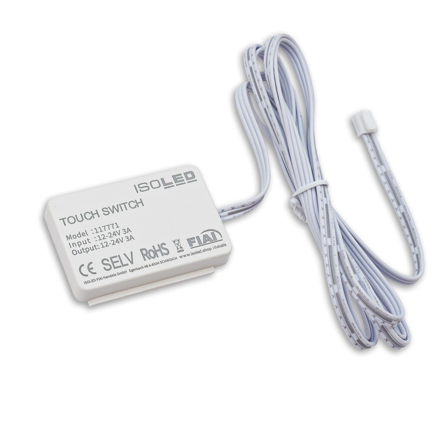 MiniAMP kapazitiver Touch-SENSOR mit Dimmfunktion (durch 2cm Holz) - für Masterport, 12-24V DC