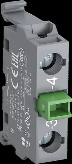 Hilfsschalterblock MCB-10BG, Modular Kunststoff