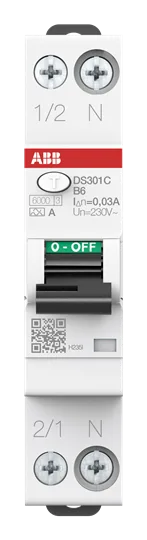 FI/LS-Schalter DS301C-B, 1P+N