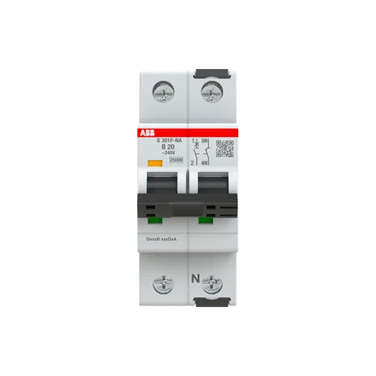 Leitungsschutzschalter S301P-B, 1P+N