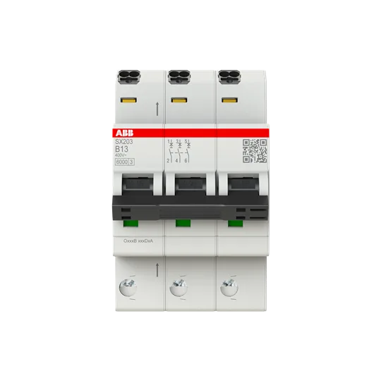 Leitungsschutzschalter SX203-B, 3-polig