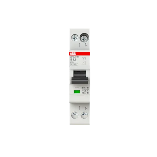 Leitungsschutzschalter SNX201-B, 1P+N