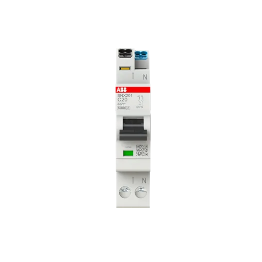 Leitungsschutzschalter SNX201-C, 1P+N