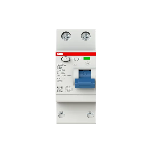 FI-Schutzschalter FX202 A, 2-polig, FX200