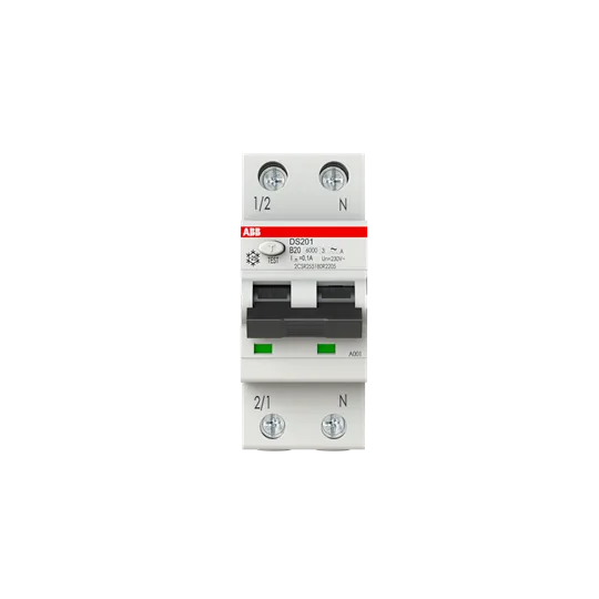 FI/LS-Schalter DS201-B, 1P+N