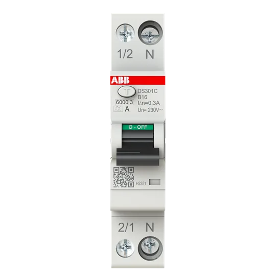 FI/LS-Schalter DS301C-B, 2-polig