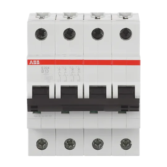Leitungsschutzschalter S204-B, 4-polig