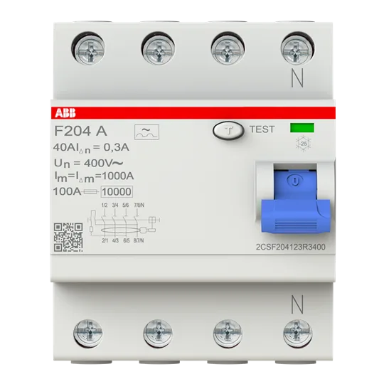 FI-Schutzschalter F204 A-40/0.3-L, 4-polig, F200