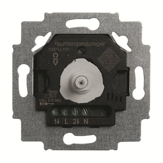 El. Raumtemperaturregler-Einsatz Wechsler (CO) mit Drehregler 230 V AC