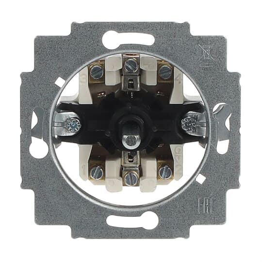 Jalousieschalter-Einsatz mechanisch 2-poliger Taster 10 A