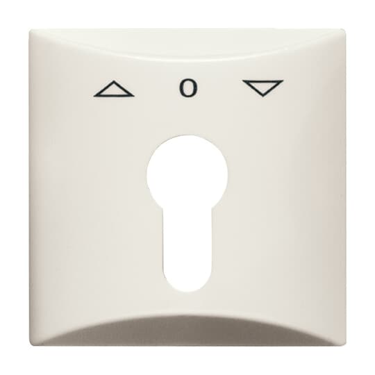Zentralscheibe mit Aufdruck Symbol "Pfeile" und "0" für Jalousie