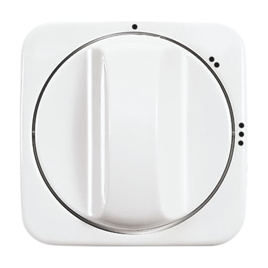 Zentralscheibe mit Aufdruck Symbol "1-2-3" für Stufenschalter, Drehknopf