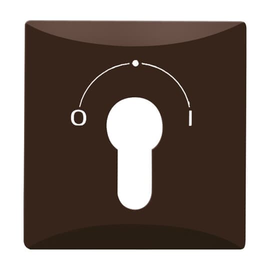 Zentralscheibe mit Aufdruck Symbol "0 und 1" für Jalousie, Schlüsselschalter