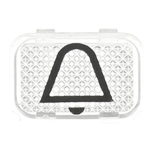 Tastersymbol, transparent Klingel