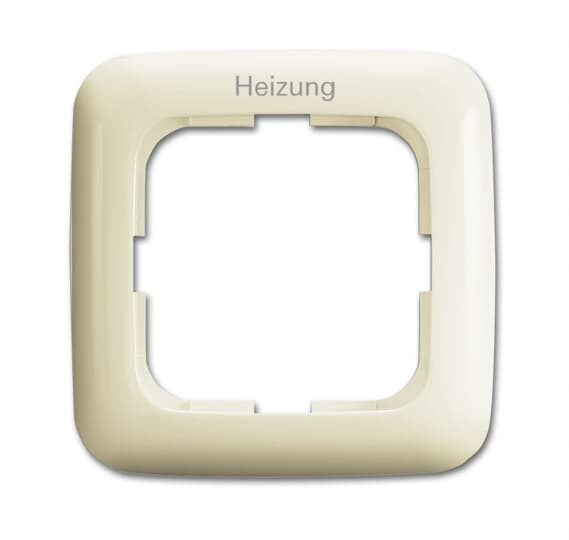 Abdeckrahmen mit Aufdruck "Heizung" 1-fach