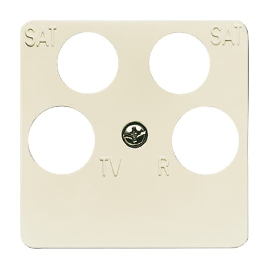 Zentralscheibe 50x50 mm TV / SAT 4-fach
