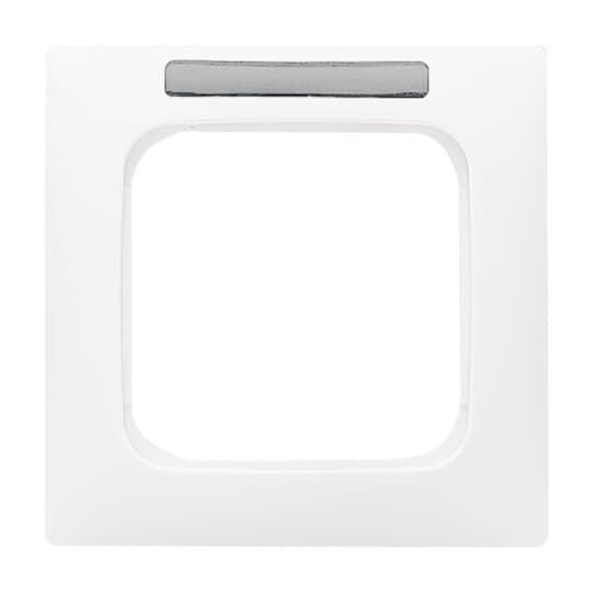 Abdeckrahmen mit Sichtfenster mit Beschriftungsfeld 1-fach