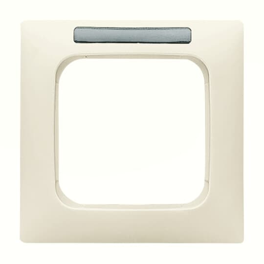 Abdeckrahmen mit Sichtfenster mit Beschriftungsfeld 1-fach