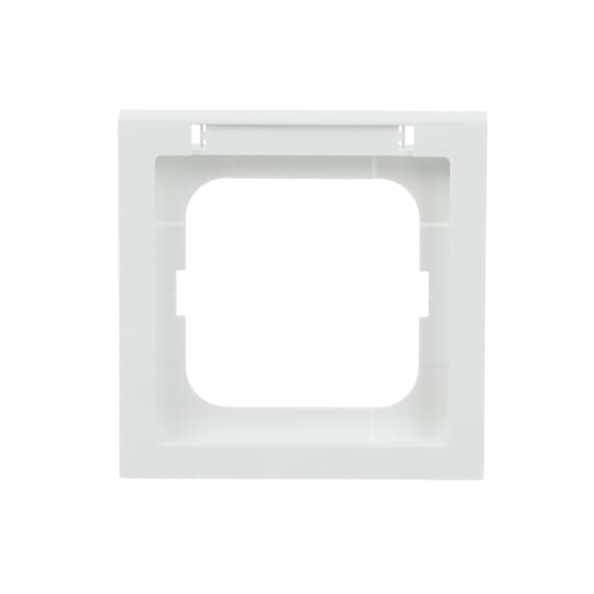 Abdeckrahmen mit Sichtfenster mit Beschriftungsfeld 1-fach