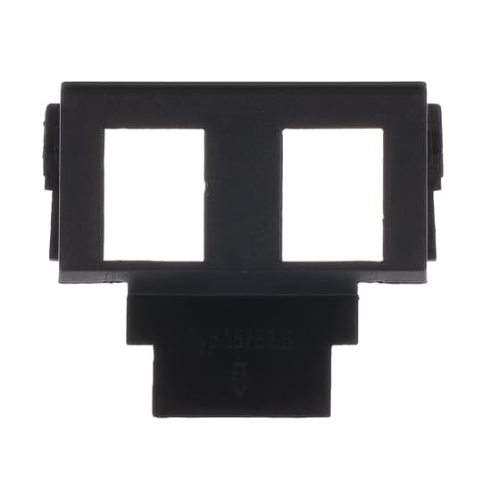 Sockel 2 x 8-polige Modular Jack Kat.5E und Kat. 6 geschirmt/ungeschirmt