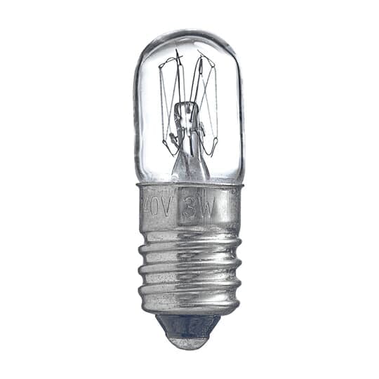 Glühlampe mit E 10 Gewinde lichtstark, für Lichtsignale Glühlampe/, 12.5