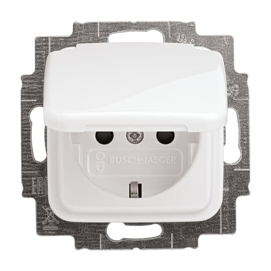 SCHUKO Steckdosen-Einsatz Safety+ mit Klappdeckel