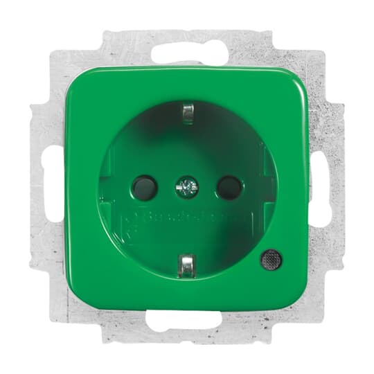 SCHUKO Steckdosen-Einsatz Safety+ mit LED-Kontrolllicht