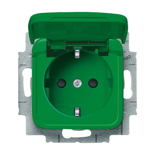SCHUKO Steckdosen-Einsatz Safety+ mit Klappdeckel