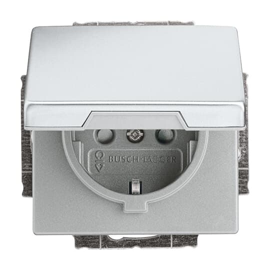 SCHUKO Steckdosen-Einsatz Safety+ mit Klappdeckel