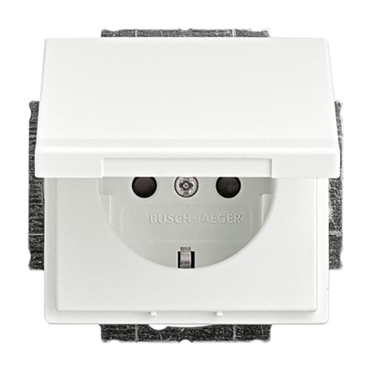 SCHUKO Steckdosen-Einsatz Safety+ mit Klappdeckel