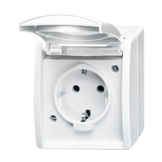 SCHUKO Steckdose mit Klappdeckel 16 A