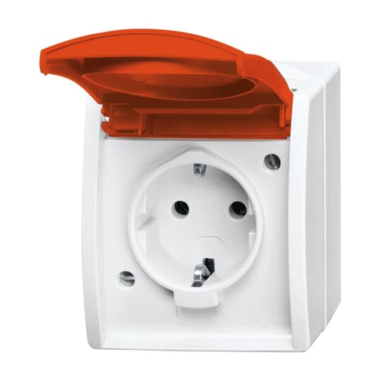 SCHUKO Steckdose mit Klappdeckel 16 A